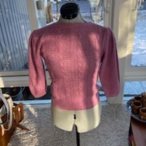 Vintage 1980's Purple half-sleeve sweater - Viewpoint - M